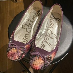 COPY - Purple Python-like Sam Edelman Flats